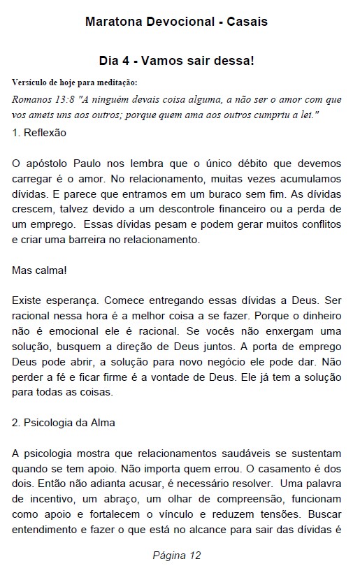 Demonstração do PDF